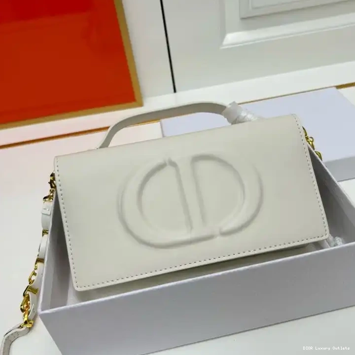 CD Bag Dior Signature Motif Mini Blue Canvas Oblique 0523 Luxury